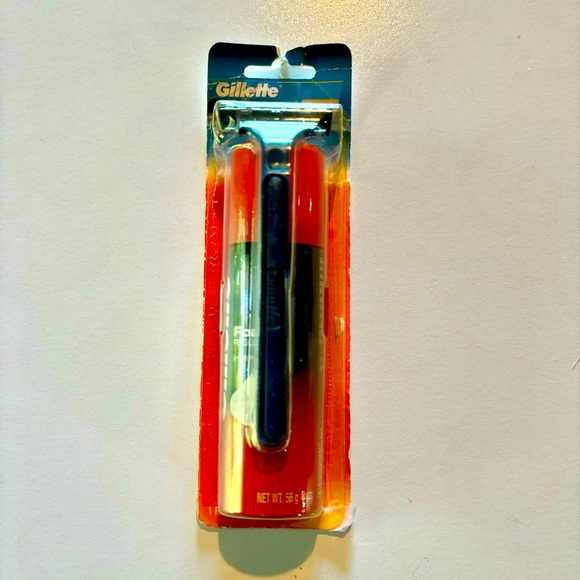 NEW Vintage Mens Gillette Good News Razor Foamy Regular Shave Foam Multipack 2 - Picture 1 of 5